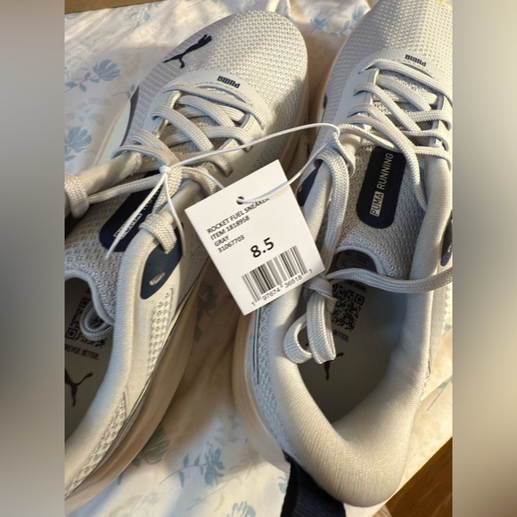 PUMA Men's Size 8.5 Rocket Fuel Sneakers Athletic Shoes, Gray, New with Tags - Picture 6 of 8